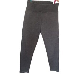 Offline by Aerie Gray Capri Leggings  with Braided Trim on sides Size XXL NEW